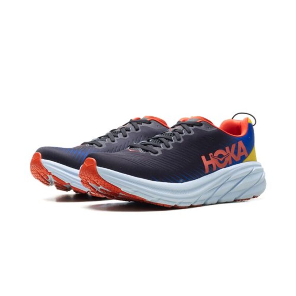 Hoka One Men's RINCON 3 Running Athletic Sneakers NWOB Black Yellow Blue 10.5 D